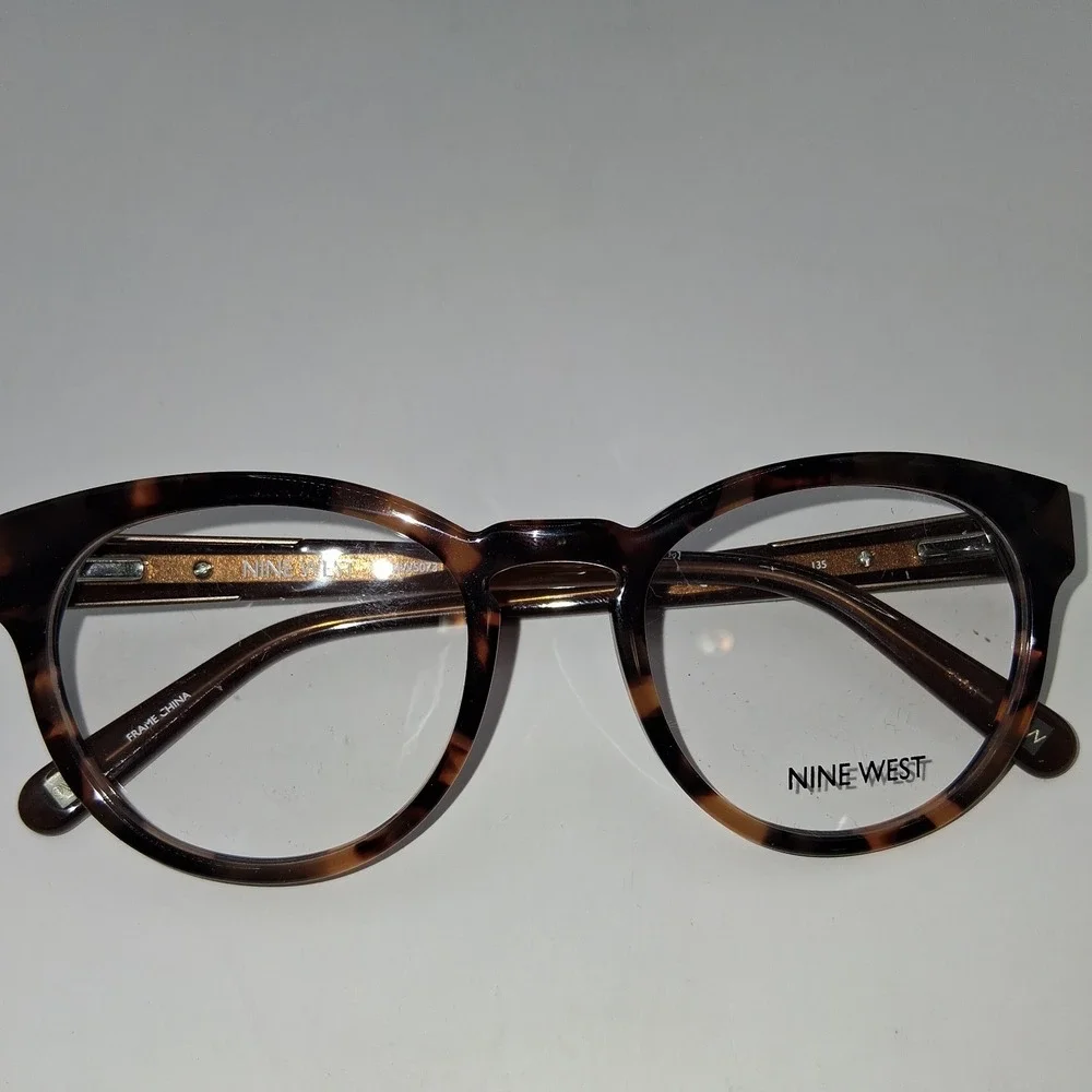 NEW NINE WEST NW5073 214 HAVANA BROWN AUTHENTIC EYEGLASSES FRAMES 49-20-135